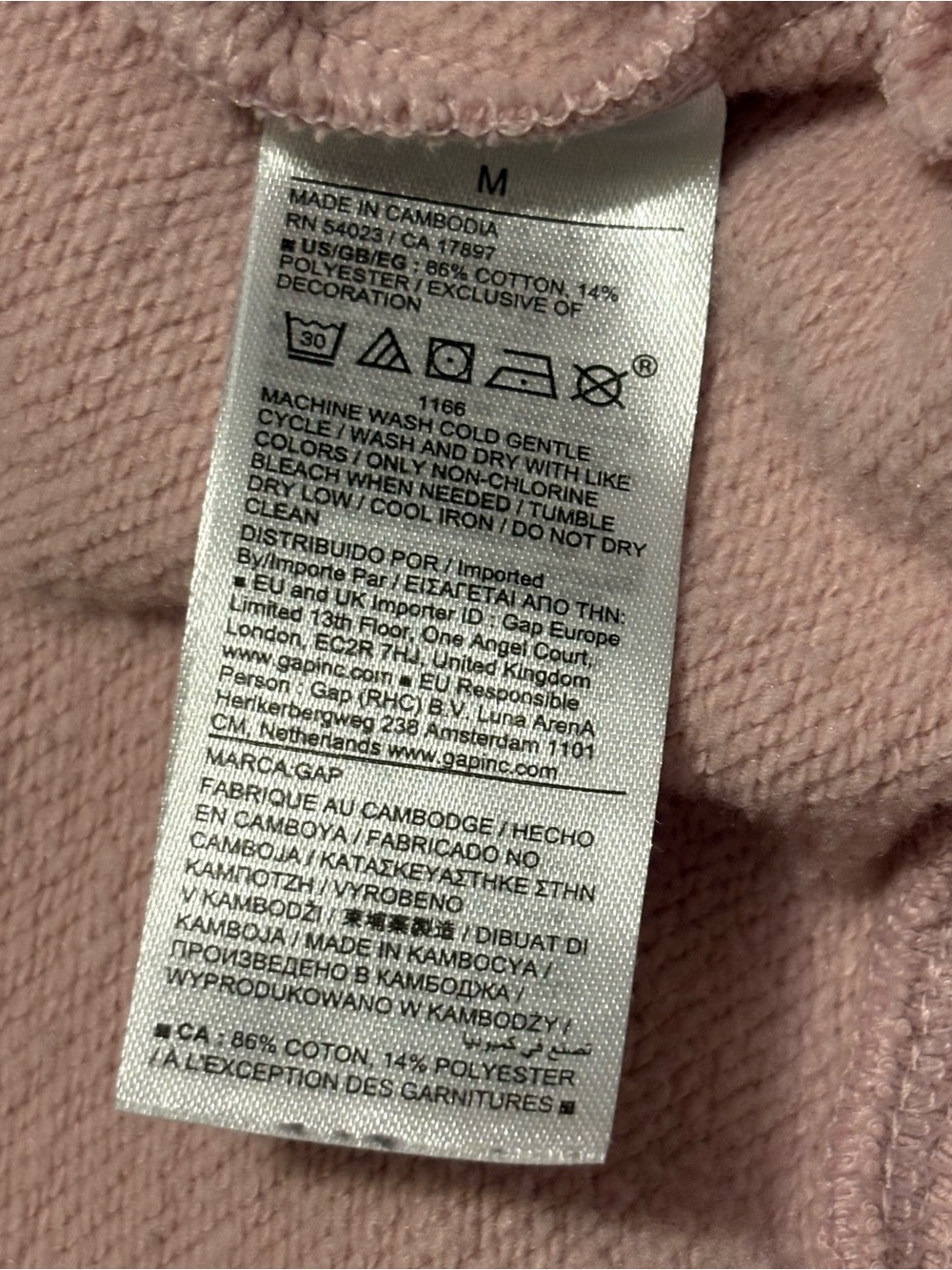 GAP Light Pink Crewneck - Picture 5 of 6